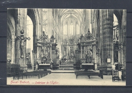 Delcampe - ST HUBERT: Intérieur De L'Eglise, Niet Gelopen Postkaart  (GA13493) - Saint-Hubert