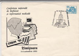 COMPUTERS, MEDICAL INFORMATICS, SPECIAL COVER, 1993, ROMANIA - Computers