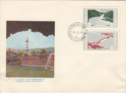 ADA KALEH POSTAL OFFICE'S LAST DAY, DANUBE ISLAND, SPECIAL COVER, 1968, ROMANIA - Briefe U. Dokumente