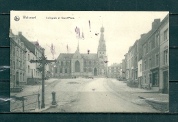 WALCOURT: Collégiale Et Grand Place,  Gelopen Postkaart 1910 (GA13730) - Walcourt