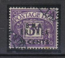 W645 - ERITREA 1948 , Segnatasse 3 P. Yvert N. 8 Usato - Eritrée