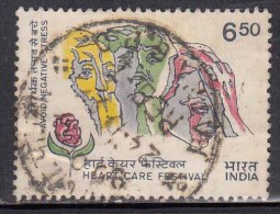 India Used 1993,  Heart Care Festival, "Avoid Negative Stress", Health - Used Stamps