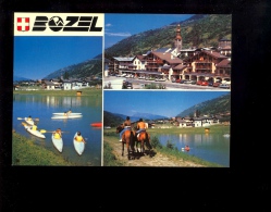 BOZEL Savoie 73350 : Multivues Vue Générale Et Parc De Loisir Cheval Canoë Kayak - Bozel