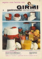 # GIRMI ROBOT DA CUCINA 1960s Advert Pubblicità Publicitè Reklame Roboter-Kucke Household Casa Menage Haushalt - Poster & Plakate