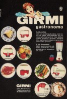 # GIRMI ROBOT DA CUCINA 1960s Advert Pubblicità Publicitè Reklame Roboter-Kucke Household Casa Menage Haushalt - Manifesti