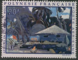 FRENCH POLYNESIA 1971 20f Air Painting SG 147 FU EK344 - Oblitérés