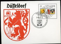 DDR P106 Postkarte Sost. LETZTTAG DDR-Mark 30.6.90 - Postkaarten - Gebruikt