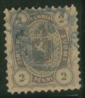FINLAND 1875 2p Grey SG 81 U BX37 - Used Stamps
