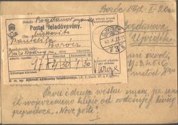 HUNGARY - VOJVODINA - OCCUPATION CARD - BOROC = OBROVAC B.PALANKA To UJVIDEK  - 1942 - Storia Postale