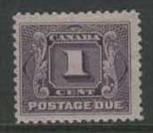 CANADA Postage Due 1906 1c Dull Violet HM SG D1 DL161 - Portomarken
