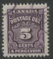 CANADA Postage Due 1935 5c Violet FU SG D22 DL142 - Portomarken