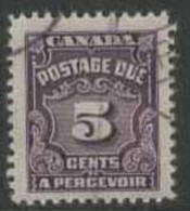 CANADA Postage Due 1935 5c Violet FU SG D22 DL142 - Strafport