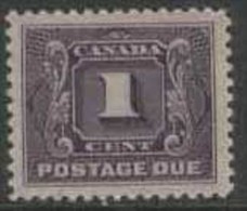 CANADA Postage Due 1906 1c Red-violet HM SG D2 DL151 - Impuestos