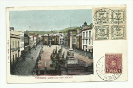 Espagne Carte Postale Oblitération 1905 Timbres N°140a Et 223 Cote 32.95 Euros - 1850-1931