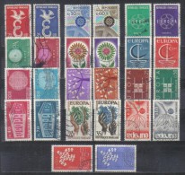 France  13 Complete Sets Europa CEPT FU - Sammlungen