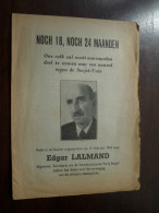 NOCH 18, NOCH 24 Maanden Rede In De Kamer Door  Edgar LALMAND ( Kommunistische Partij ) In 1951 ( Details Zie Photo ) ! - Otros & Sin Clasificación