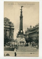 CP , BELGIQUE , BRUXELLES , Place De Brouckère, Monument Anspach - Marktpleinen, Pleinen