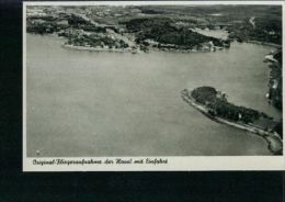 Original Fliegeraufnahme Der Havel Mit Einfahrt Sw 30er Kleinformat - Neumark