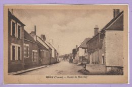 89 - HERY -- Route De Rouvray - Hery