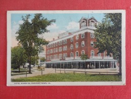 Virginia> Newport News   Hotel  Warwick   1922 Cancel Ref 1334 - Newport News