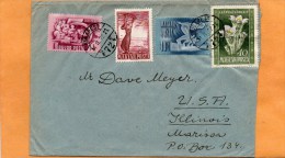 Hungary Old Cover Mailed To USA - Covers & Documents