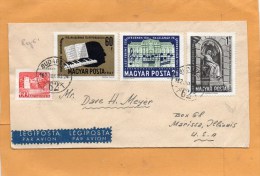 Hungary Old Cover Mailed To USA - Brieven En Documenten