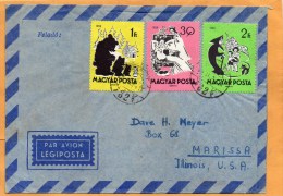 Hungary Old Cover Mailed To USA - Briefe U. Dokumente