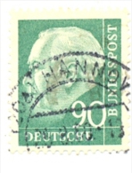 2-alef71E. Sello Usado Alemania Federal. Yvert Nº 71E. Presidente Theodor Heuss - Altri & Non Classificati