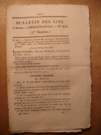 BULLETIN DES LOIS DU 20 SEPTEMBRE 1833 - EXPROPRIATION POUR CAUSE D'UTILITE PUBLIQUE - Décrets & Lois