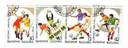 Bulgaria / Bulgarie 1989 World Cup Football – Italia I 4v.- (used/oblitere(O) - 1990 – Italien