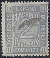 ESPAÑA 1872 - Edifil #116 - VFU - Gebruikt