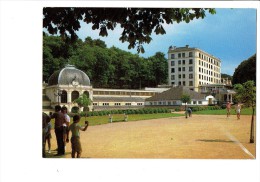 58 - ST HONORE LES BAINS - Hôtel Bristol - Joueurs Boule De Pétanque - Pétanque