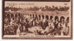 SUCHARD CHROMO IMAGE N°62 TUNISIE GRAND DJARA - LA PLACE DU MARCHE - Suchard