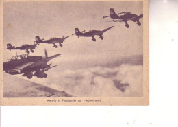 Aviazione -- NUOVA -- Uff. Propaganda P N F --Attività Di Picchiatelli Sul Mediterraneo-- Ed. Il Resto Del Carlino - Fliegerei