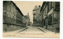 CP , 55 , SAINT-MIHIEL , Rue De La Vaux Et Hôtel De Ville - Saint Mihiel