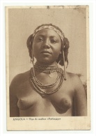 ANGOLA - Tipo Indigena - Semi Nude - Native Angola Girl - Tipo De Mulher " Tyilengue " - Sin Clasificación