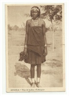 ANGOLA - Tipo Indigena -  Native  Angola Girl - Tipo De Mulher " Tyilengue " - Sin Clasificación