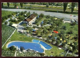 CPM Non écrite Suisse SaINT LEONARD Vue Aérienne Du Camping Et De Sa Piscine - Saint-Léonard