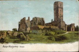 Allemagne- Carte Postale Circule En 1919- Konigstein,ruines - 2/scans - Koenigstein