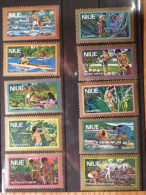 Niue 1979 Food Gathering Airmail Mint. SG264-73 - Niue