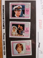 Niue 1982 Princess Of Wales Birthday Mint. SG 454-6 - Niue
