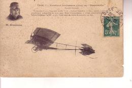 Aviazione Francese -- L'Aviateur AUDEMARS Pilotant Une "" DEMOISELLE"" 2 3 1910 - Fliegerei