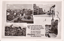 AK Günzburg - Mehrbildkarte - 1958 (5093) - Guenzburg