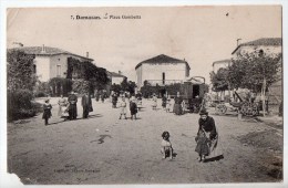 Damazan, Place Gambetta, 1919, éd. J. Allègre N° 7, Manque B. G. - Damazan