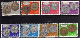 REPUBBLICA DI SAN MARINO 1972 MONETE COINS SERIE COMPLETA COMPLETE SET USATA USED OBLITERE' - Usados