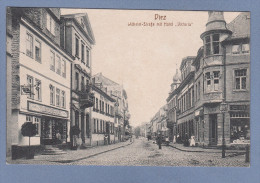 CPA - DIEZ - Wilhelm Strasse Mit Hotel Victoria - Magasin - 1918 - Diez