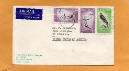 New Zealand Old Cover Mailed To USA - Briefe U. Dokumente