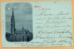 Gruss Aus Hamburg 1899 Postcard - Mitte