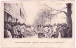 BATHURST ( Gambia River )  - Mandingo Musicians Playing With The Ballafong - Gambie