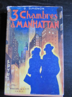 Fac Similé De L' Édition De 1946 : Georges Simenon - 3 Chambres À Manhattan - Belgian Authors